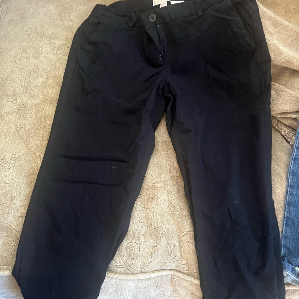 Michael Kors Black crop dress pants